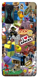 Чехол на Xiaomi Redmi K50 Gaming Roblox collage ver.5 фото 1 из 1