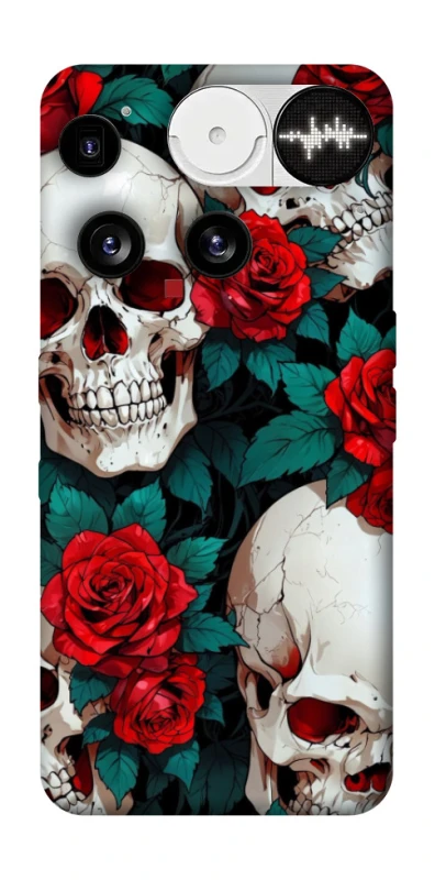Чохол на Nothing Phone (3) skull and rose фото 1 з 1