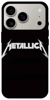 Чехол на Apple iPhone 17 Pro (6.3") Metallica logo фото 1 из 1