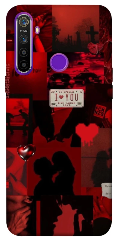 Чохол на Realme 5 Love collage ver.2 фото 1 з 1