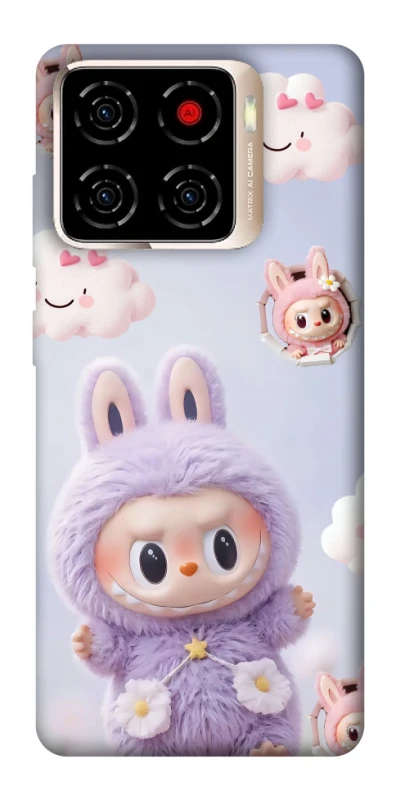 Чохол на ZTE Blade A56 Labubu & clouds фото 1 з 1
