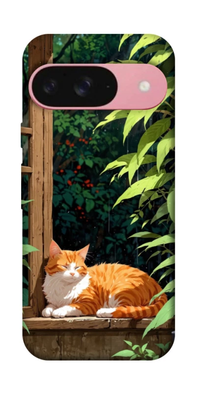 Чохол на Google Pixel 9 red cat фото 1 з 1