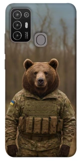 Чехол на ZTE Blade A52 Медведь защитник фото 1 из 1