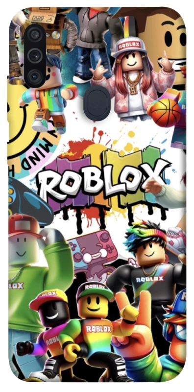 Чохол на Samsung Galaxy M11 Roblox Characters Collage фото 1 з 1