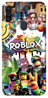 Чохол на Samsung Galaxy M11 Roblox Characters Collage фото 1 з 1