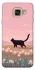 Чохол на Samsung A520 Galaxy A5 (2017) cat on a field фото 1 з 1