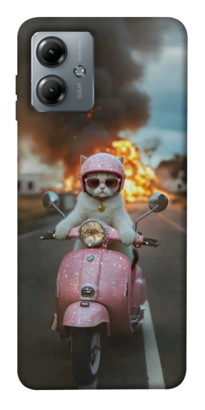 Чохол на Motorola Moto G14 Exploding Kittens ver.3 фото 1 з 1