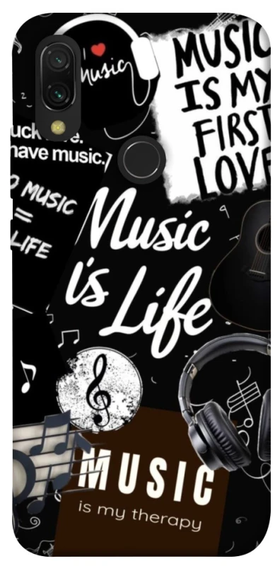 Чохол на Xiaomi Redmi 7 Music is Life фото 1 з 1