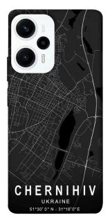 Чохол на Xiaomi Poco F5 / Note 12 Turbo Chernihiv map фото 1 з 1