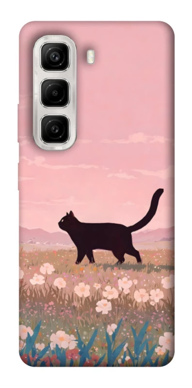 Чохол на Infinix Hot 50 4G cat on a field фото 1 з 1