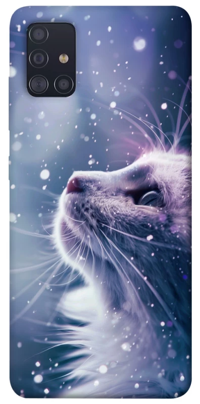 Чехол на Samsung Galaxy A51 Snow cat фото 1 из 1