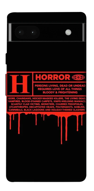 Чехол на Google Pixel 6a Horror Halloween фото 1 из 1