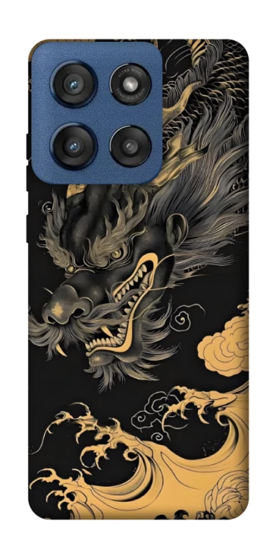 Чохол на Motorola Edge 60 Stylus gold dragon фото 1 з 1