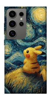 Чохол на Samsung Galaxy S24 Ultra Pikachu and Van Gogh фото 1 з 1