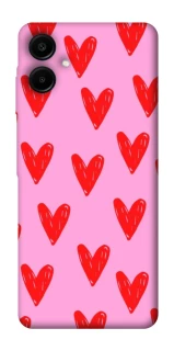 Чехол на Samsung Galaxy A07 Red hearts 2 фото 1 из 1