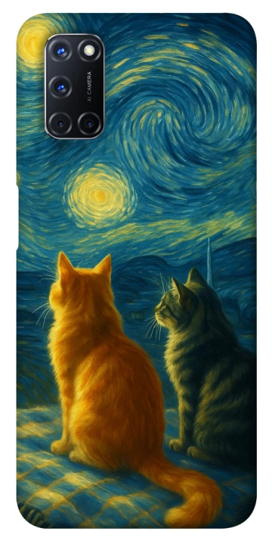 Чохол на Oppo A52 / A72 / A92 Cats under the stars фото 1 з 1