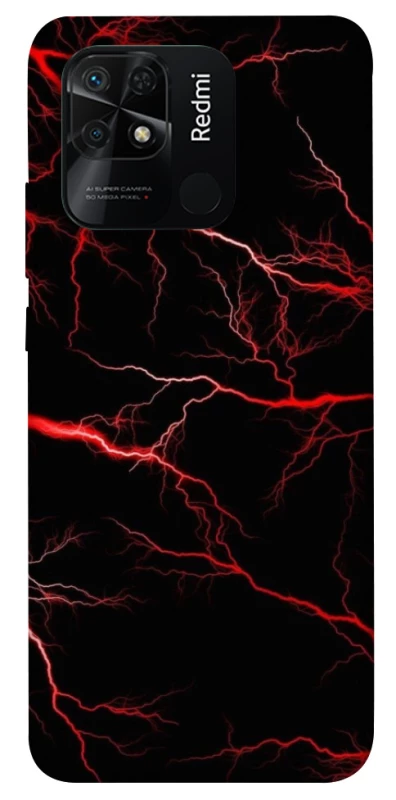 Чехол на Xiaomi Redmi 10C Красная молния фото 1 из 1