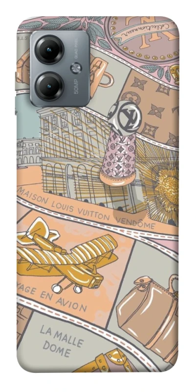 Чехол на Motorola Moto G14 Fashion collage ver.2 фото 1 из 1