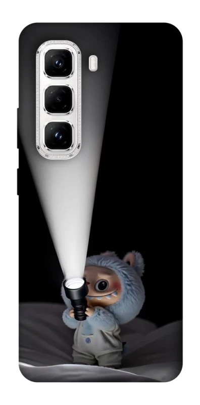 Чохол на Infinix Hot 50 Pro Labubu with flashlight ver.3 фото 1 з 1