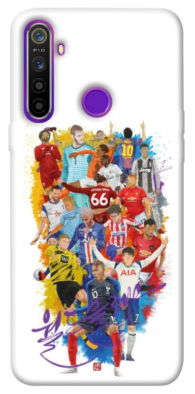 Чехол на Realme 5 Football Abstract v2 фото 1 из 1