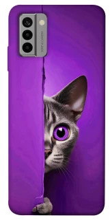 Чехол на Nokia G22 Кот-подглядыватель фото 1 из 1