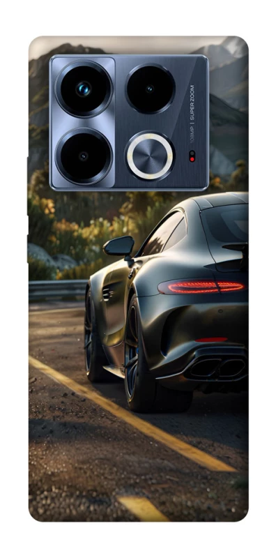 Чехол на Infinix Note 40 4G Car in the mountains фото 1 из 1