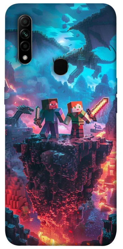 Чохол на Oppo A31 Minecraft v3 фото 1 з 1