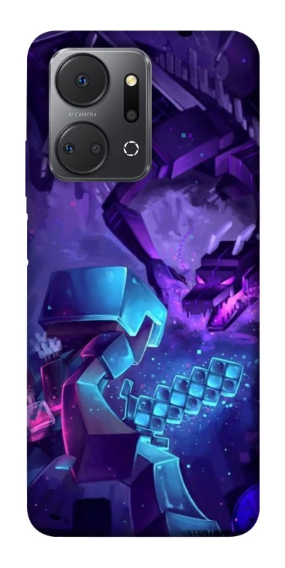 Чохол на Huawei Honor X7a Minecraft dragon фото 1 з 1