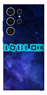 Чохол на Samsung Galaxy S25 Ultra Roblox Space Logo Blue фото 1 з 1