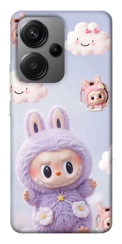 Чехол на Xiaomi Redmi Note 13 Pro+ Labubu & clouds фото 1 из 1