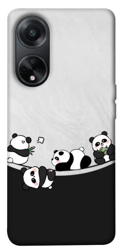 Чохол на Oppo A58 4G Four pandas фото 1 з 1
