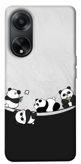 Чохол на Oppo A58 4G Four pandas фото 1 з 1