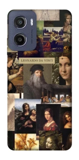 Чехол на Motorola Moto E15 Leonardo da Vinci фото 1 из 1