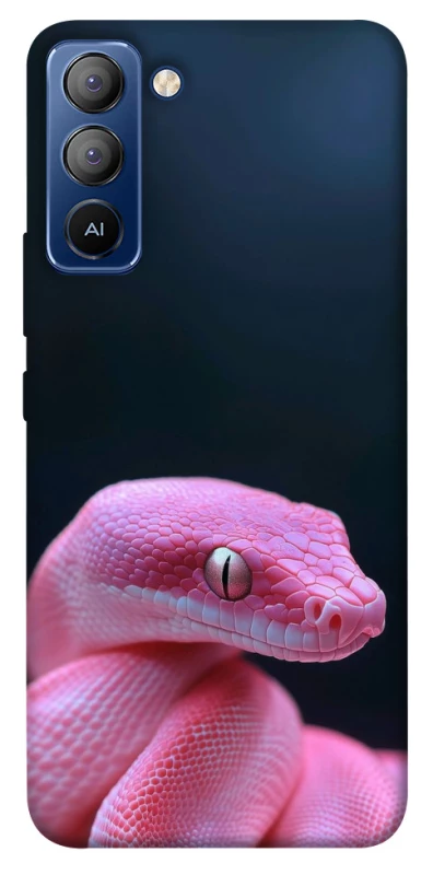 Чохол на TECNO Pop 5 LTE Рожева змія фото 1 з 1