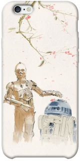Чохол на Apple iPhone 6/6s plus (5.5") Star Wars robots фото 1 з 1