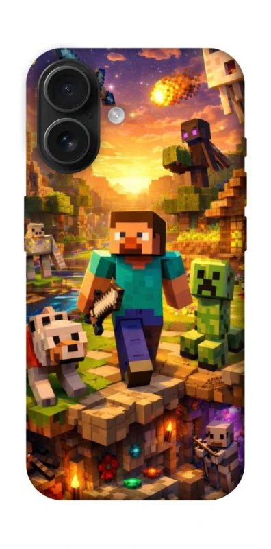 Чохол на Apple iPhone 16 Minecraft v6 фото 1 з 1