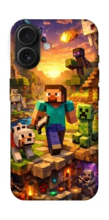 Чохол на Apple iPhone 16 Minecraft v6 фото 1 з 1