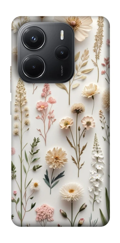 Чохол на Xiaomi Redmi Note 14 4G (Int. version) Floral design ver.1 фото 1 з 1