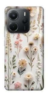Чохол на Xiaomi Redmi Note 14 4G (Int. version) Floral design ver.1 фото 1 з 1