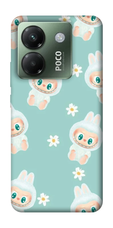 Чохол на Xiaomi Poco M7 pro 5G Labubu Green фото 1 з 1