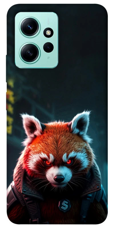 Чохол на Xiaomi Redmi Note 12 4G Cyber Red Panda фото 1 з 1