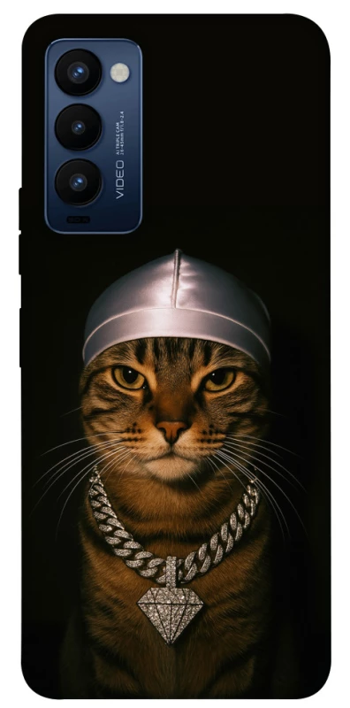 Чехол на TECNO Camon 18 Cat in Bling фото 1 из 1