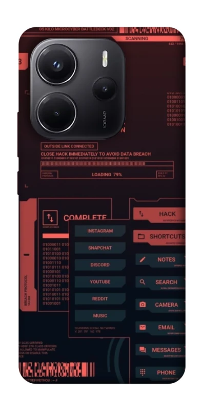 Чохол на Xiaomi Redmi Note 14 5G Attention фото 1 з 1