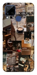 Чохол на Realme C15 Coffee collage ver.2 фото 1 з 1