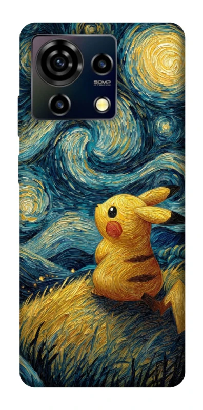 Чохол на ZTE Blade V50 Vita Pikachu and Van Gogh фото 1 з 1