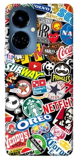 Чохол на TECNO Camon 19 brands фото 1 з 1