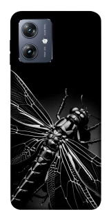 Чохол на Motorola Moto G54 Black dragonfly фото 1 Чохол на Motorola Moto G54 Black dragonfly фото 1 з 1