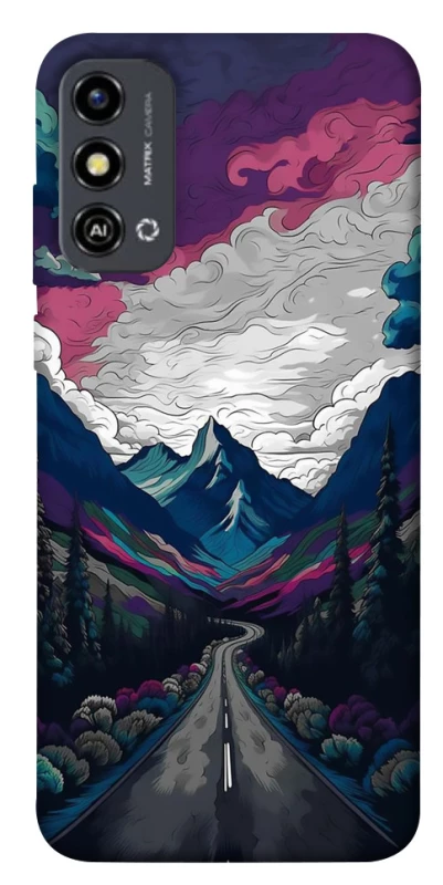 Чохол на ZTE Blade A53 Намальовані гори фото 1 з 1