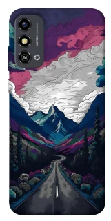 Чехол на ZTE Blade A53 Нарисованные горы фото 1 из 1