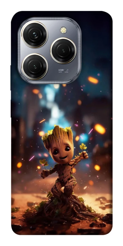 Чехол на TECNO Spark 20 Pro Baby Groot v3 фото 1 из 1